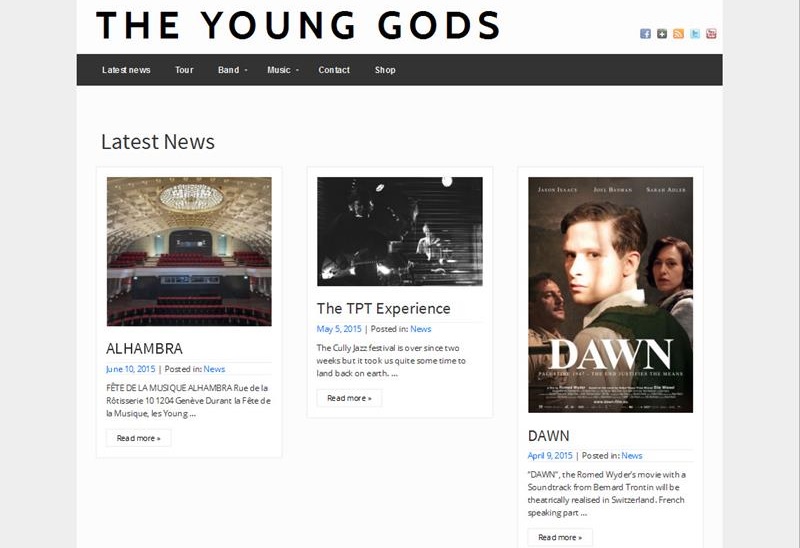 The_official_The_Young_Gods_website